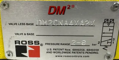 NEW ROSS DM2CNA4XA2X SOLENOID RESET ASSEMBLY 2-8bar DM2