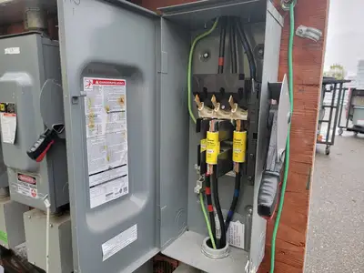 75 kVA Temporary Power Distribution Cart 600V Pri. 208Y/120V Sec.