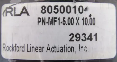 NEW ROCKFORD LINEAR 8050010 CYLINDER PN-MF1-5.00×10.00