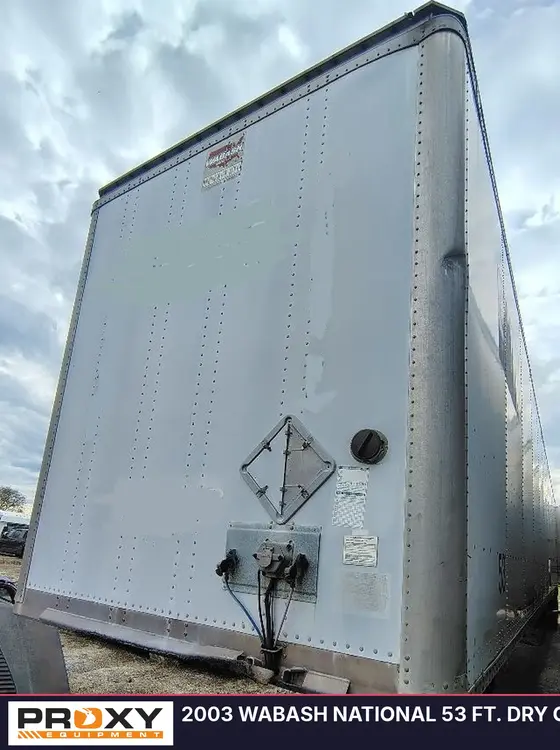 Used 2003 WABASH NATIONAL 53 Box Trailers Michigan US | Proxy Equipment #1426017