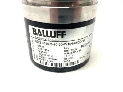 USED BALLUFF INCREMENTAL ENCODER