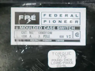 USED FEDERAL PIONEER CKM3Y1200