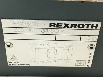 USED REXROTH Z2S101301SO14