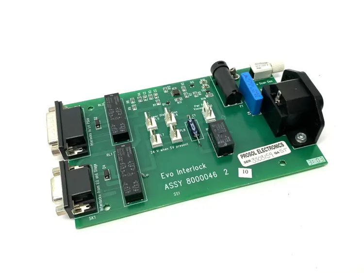Used EVO INTERLOCK VACUUM POWER CONTROL CARD, 3503159 PROSOL I/O Boards & Replacement Parts Michigan US | Maverick Industrial Sales #1088925