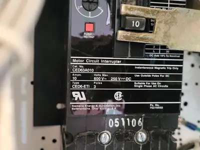 Full Voltage Non-Reversing MCC Bucket Size 1