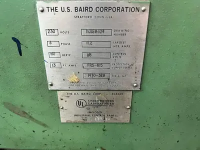 USED BAIRD MACHINE #3