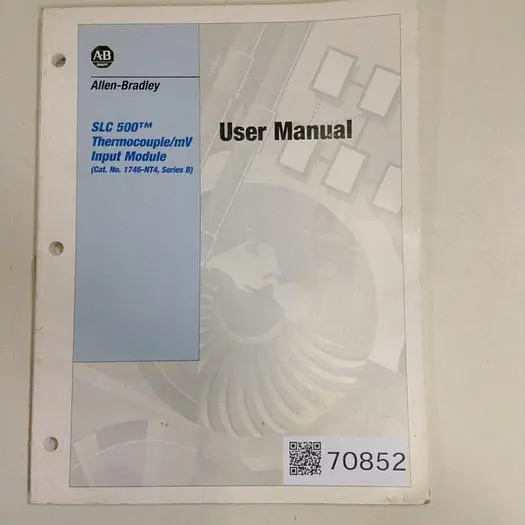 Used ALLEN BRADLEY 1746-6.6.1 Manuals Michigan US | Ideal Machinery #776152