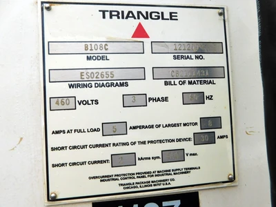 USED TRIANGLE BAGGER B 108 C