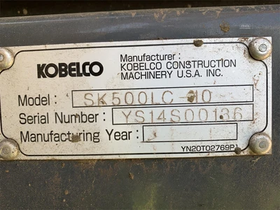 Used 2019 KOBELCO SK500 LC-10 Crawler Excavators | Abele Tractor #1342810