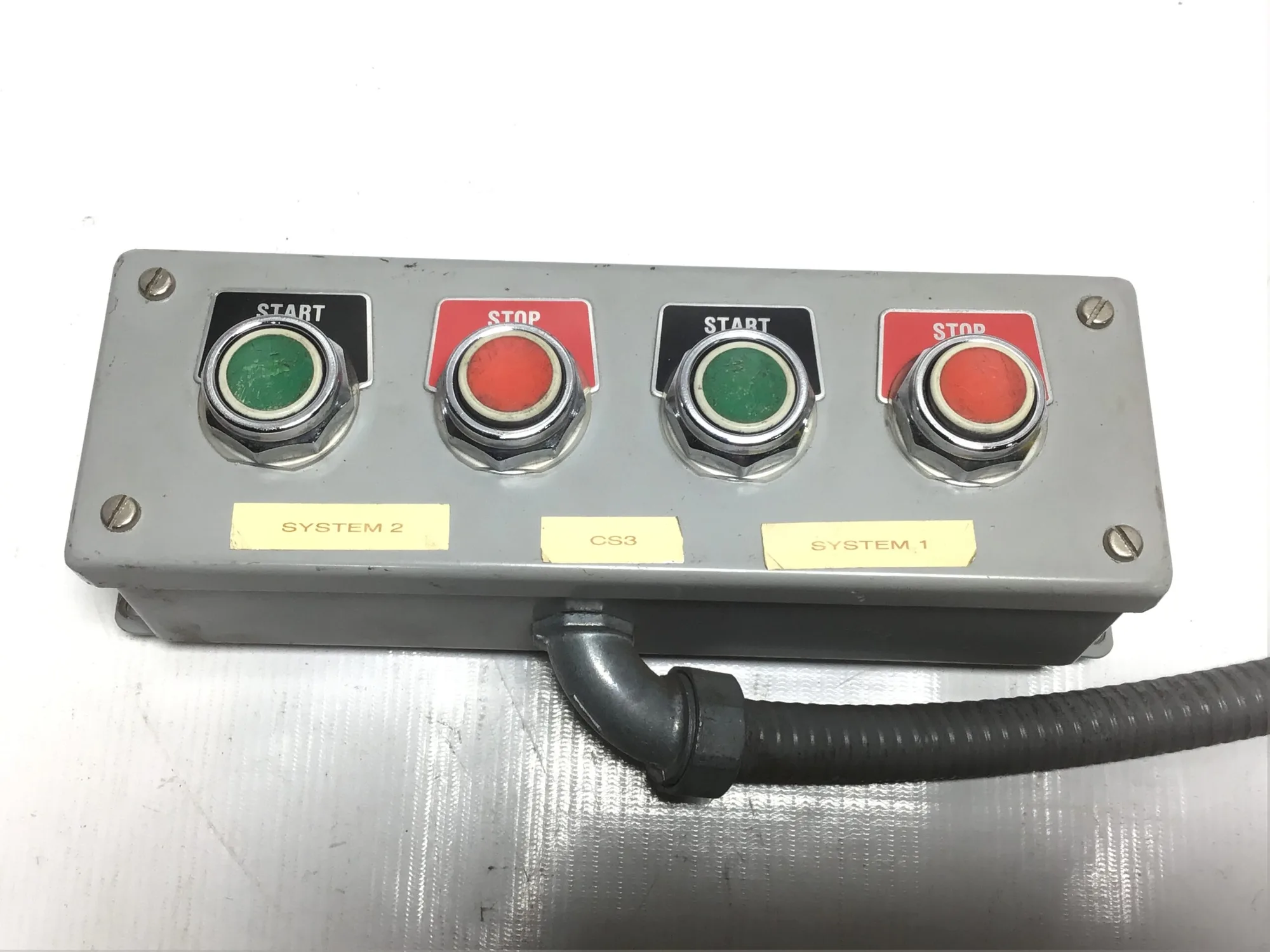 Self Locking Momentary Push Button Switch Station