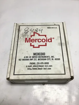 Dwyer Instruments Mercoid Control DA-31-156-6 Bourdon Tube Pressure Switch 120/240V 10-100PSI -NIB
