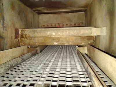 3 STAGE X 12" WIDE FLO-MATIC MODEL #C20-2-1BELT CONVEYOR STAINLESS STEEL HEATED PARTS WASHER: STOCK #17034
