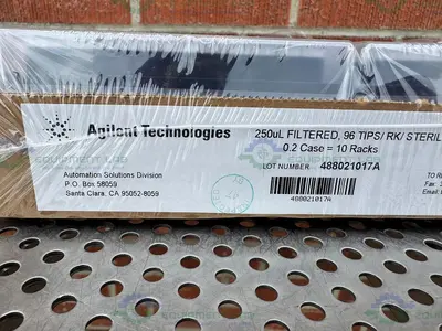 NEW 17 RACKS - AGILENT 19477-022 FILTERED PIPETTE TIPS 250UL COMPATIBLE W BRAVO 96LT
