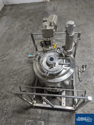 USED ITT 40 Gal Holloway Reactor, 316L S/S, 15/100#