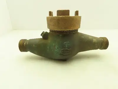 Hays 8MRD 2.5 Bronze Cold Water Meter 1" NPT
