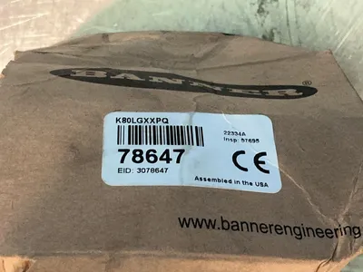 New | in-Stock BANNER K80LGXXPQ Light Source Equipment Ohio US | HGR 24 #1263338