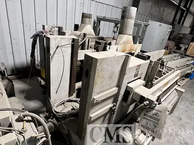 USED 2000 MEREEN JOHNSON 424-DC-2+4 GANG RIP SAW