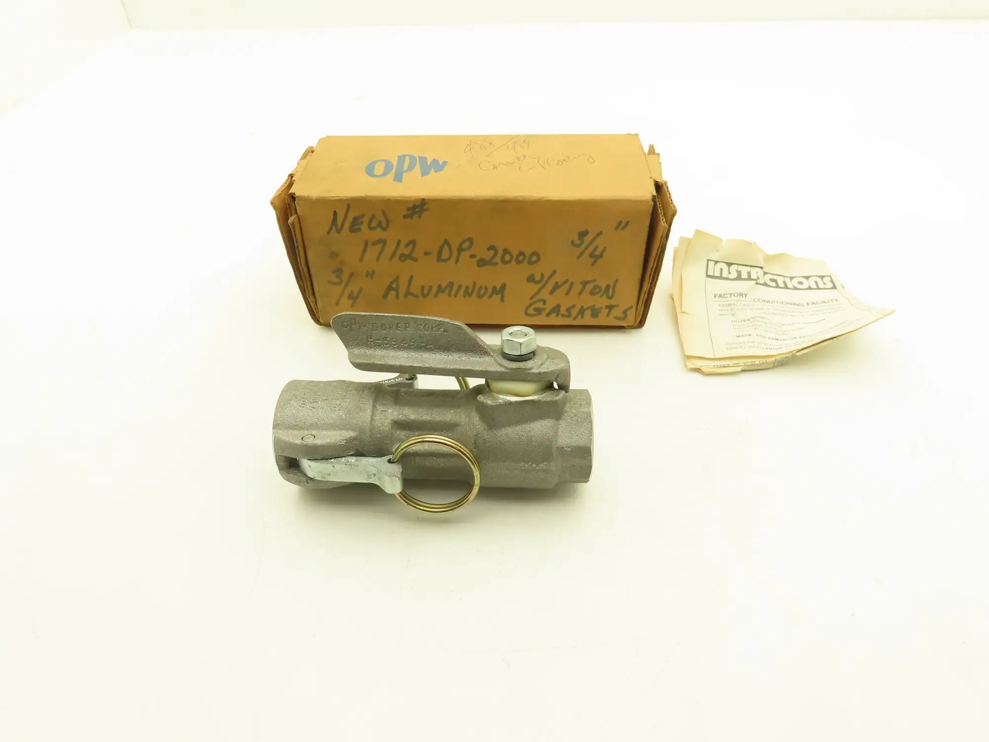 OPW Dover B-5949-A Kamvalok Coupler Quick Connect Aluminum 3/4" NPT