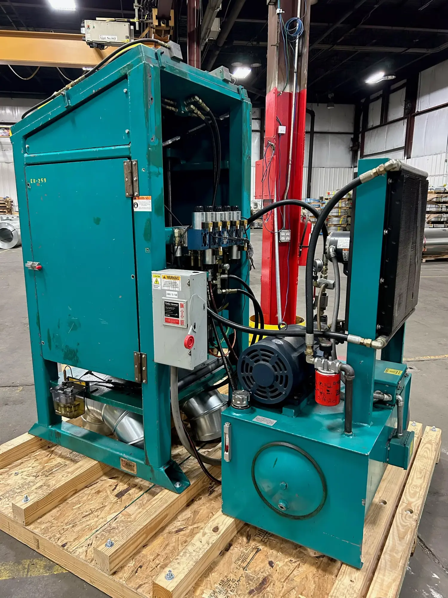 Used Iowa Precision 9-16 Adjust-A-Matic Elbow Machine