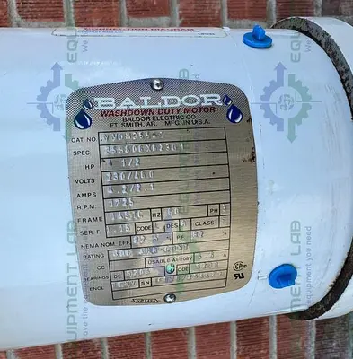 USED BRAN + LUEBBE N-K31 METERING PUMP W/ CONTROLLER, BALDOR 1.5 HP MOTOR