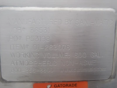 USED SANI-MATIC CIP SYSTEM