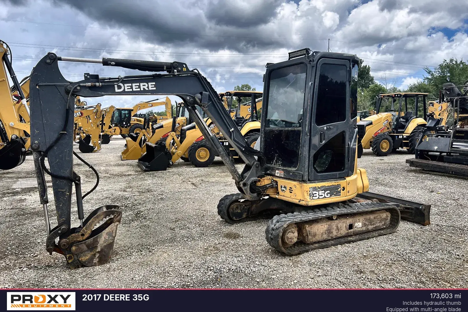 Used 2017 DEERE 35G Crawler Excavators - Mini Louisiana US | Proxy Equipment #1377984
