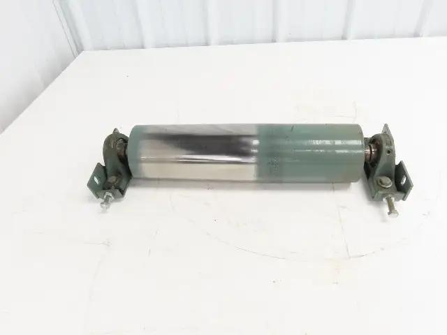 Hytrol 4"x 15.5" Crowned Tail Pulley for 24" Conveyor 21"BF 1" Shaft w/Bearings