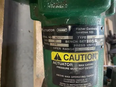 Used FISHER CONTROL VALVE Pump & Valve Parts Pennsylvania US | Global Equipment International, LLC #1344987