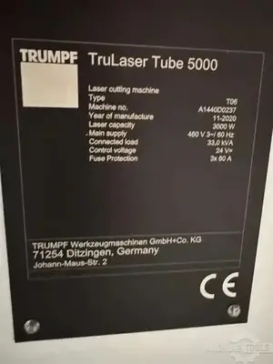 Used 2020 TRUMPF TRULASER 5000 Laser Cutters Illinois US | Perfection Global, LLC. #1123305