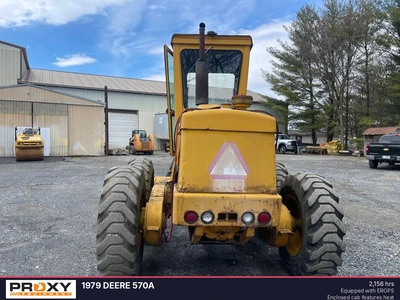 Used 1979 DEERE 570A Motor Graders Pennsylvania US | Proxy Equipment #1383604
