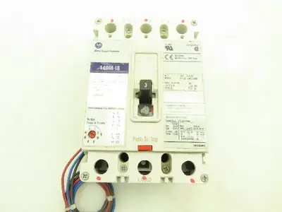 Allen Bradley 140M-I8P-B30S-CXM Motor Circuit Protector Breaker 3P 3A 3PH 600VAC