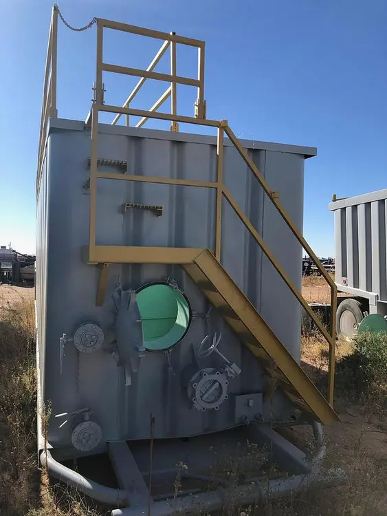 Used 2015 DRAGON 500BBL WEIR WALL FRAC TANKS Carbon Steel Tanks Texas US | Bx Tank Supply #1125934