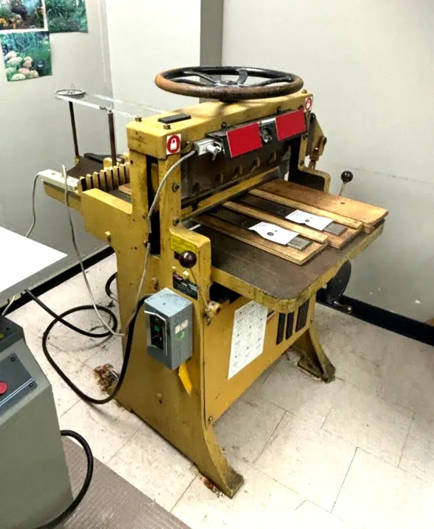 Used Challenge HA, 265 Size Commercial Paper Shear Cutter Paper Cutters Michigan US | Maverick Industrial Sales #1395606