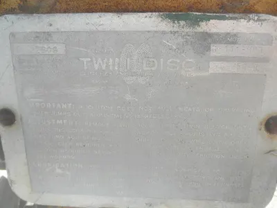 USED TWIN DISC B-111-HP3