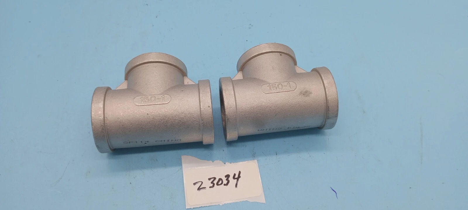 LOT OF 2 MB-304 1 7/8"" Tee,Stainless Steel Fitting 150-1 SP114