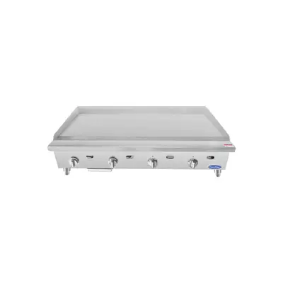 New | in-Stock Atosa New Atosa ATTG-48 HD 48'' Thermo-Griddle with Total 100,000 BTU (with 1" Griddle Plate) Commercial Flat Top Griddles Illinois US | Falcon Restaurant Supply #1375232