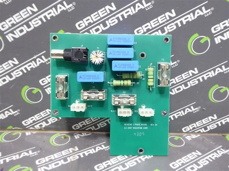 Radarfind Corp. FI 0108 Headend 3 Phase Board Rev. 2A Used