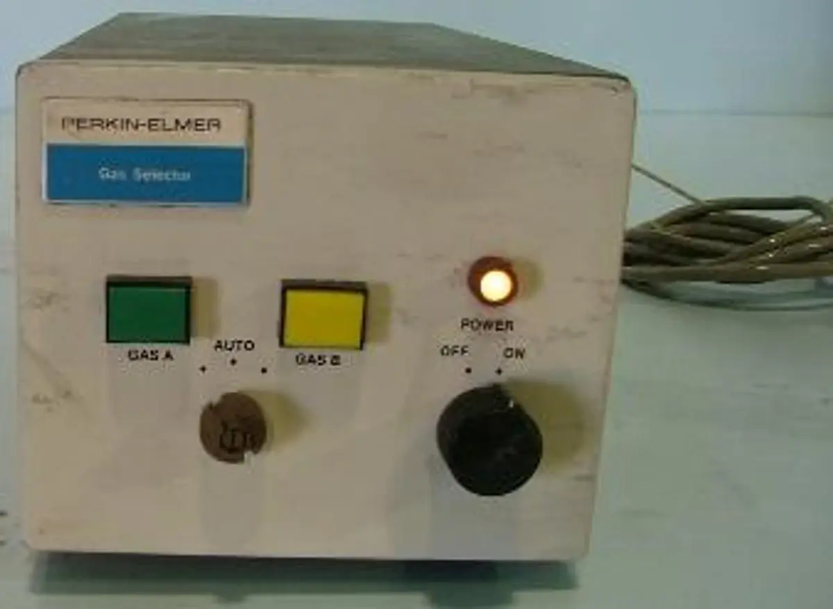QTY. 1. PERKIN ELMER GAS SELECTOR SERIAL NO 95639....
