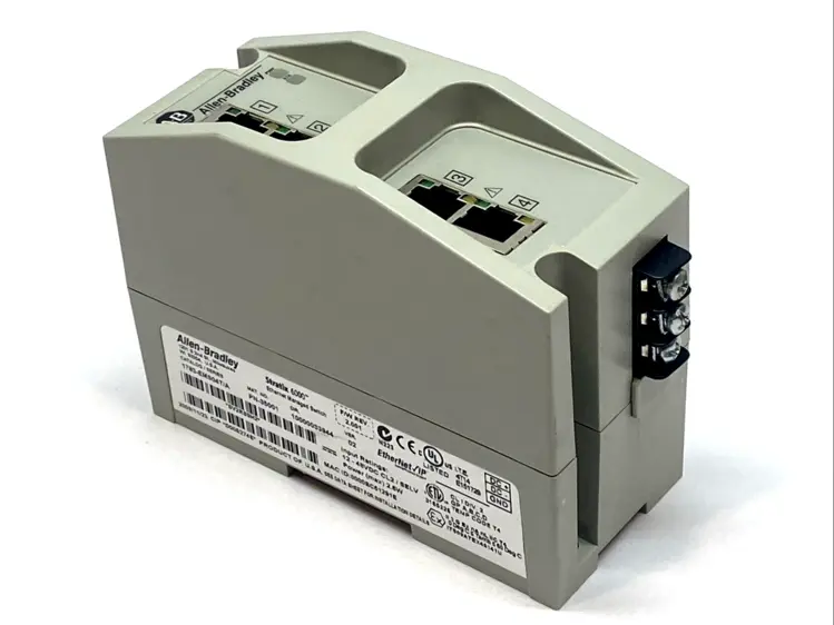 Used ALLEN BRADLEY STRATIX 6000 MANAGED SWITCH 4-PORT Network Switches Michigan US | Maverick Industrial Sales #1092672