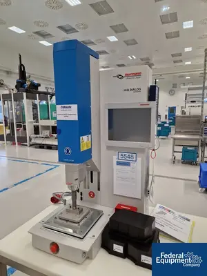 USED Hermann Ultrasonics Hermann Ultraschall (Ultrasonics) Ultrasonic Welding Machine, Type HIQ G1 Dialog 20/2400 LF