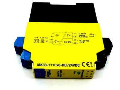 NEW TURCK ELEKTRONIK MK33-111EX0-HLI/24VDC SAFETY MODULE MK33111EX0HLI24VDC