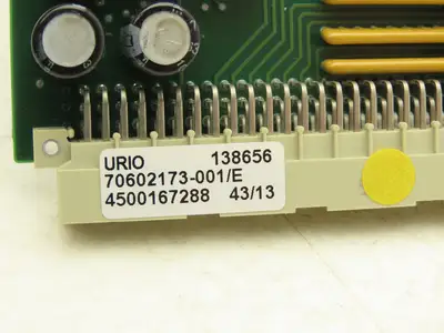 SMS Elotherm URIO Printed Circuit Control Board PCB Card 70602173-001/E