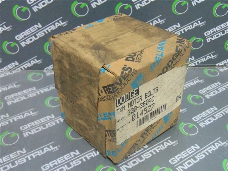 Dodge 320-360AC TXM Motor Bolts Mounting Bolt Kit 014527 New NIB