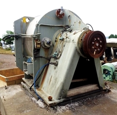 Krauss-Maffei HZ 100/2.0 Si peeler centrifuge, 316SS.