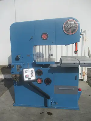 36" x 12" DoAll, vertical vari-speed all material cutting bandsaw with power table