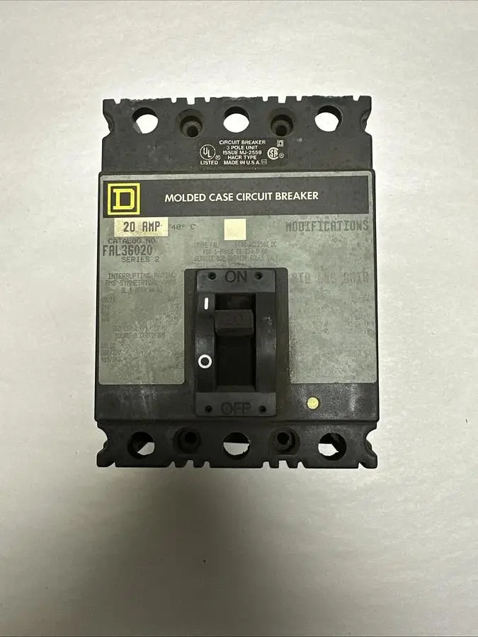 New | in-Stock SQUARE D FAL36020 Miscellaneous Equipment (Electrical & Power) | Surplus Asset Holdings #1203566