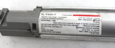 Keyence SL-V20H-R & SL-V20H-T Light Curtain Transmitter & Receiver, 16.7"