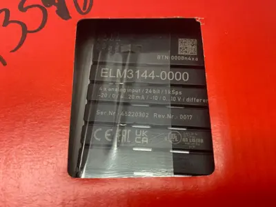 NEW BECKHOFF MULTI-FUNCTION ETHERCAT TERMINAL 4-CHANNEL ANALOG INPUT