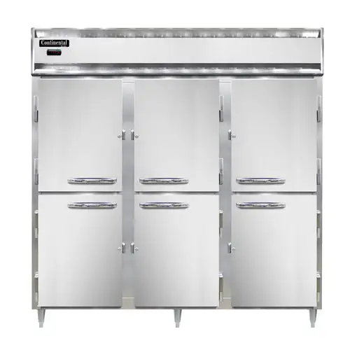 Continental DL3W-PT-HD Full Height Insulated Mobile Heated Cabinet W/ (45) Pan Capacity, 208-230v/1ph