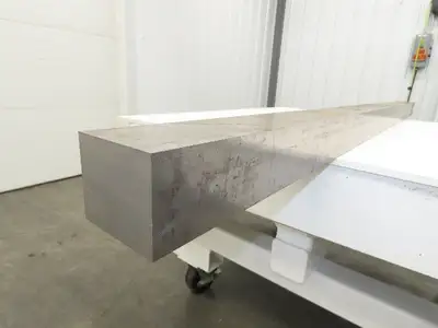 A2 Tool Steel Rectangle Flat Bar 3" x 3-1/2" x 79"  340Lbs